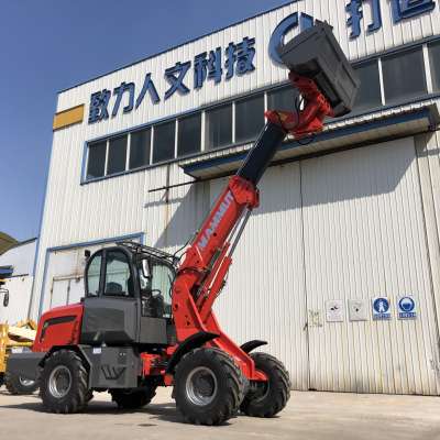 EOUGEM mini telescopic boom loades with 1600kg lifting capacity