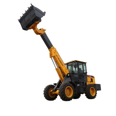 2.0 T multi-function CE certified telescopic wheel loader with sweeper sold at low price